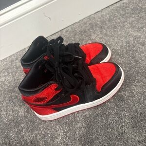 Nike Kids Red and Black Sneakers